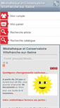 Mobile Screenshot of mediatheque-villefranche.com
